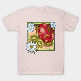 Dragon fruit and Kiwi T-Shirt
